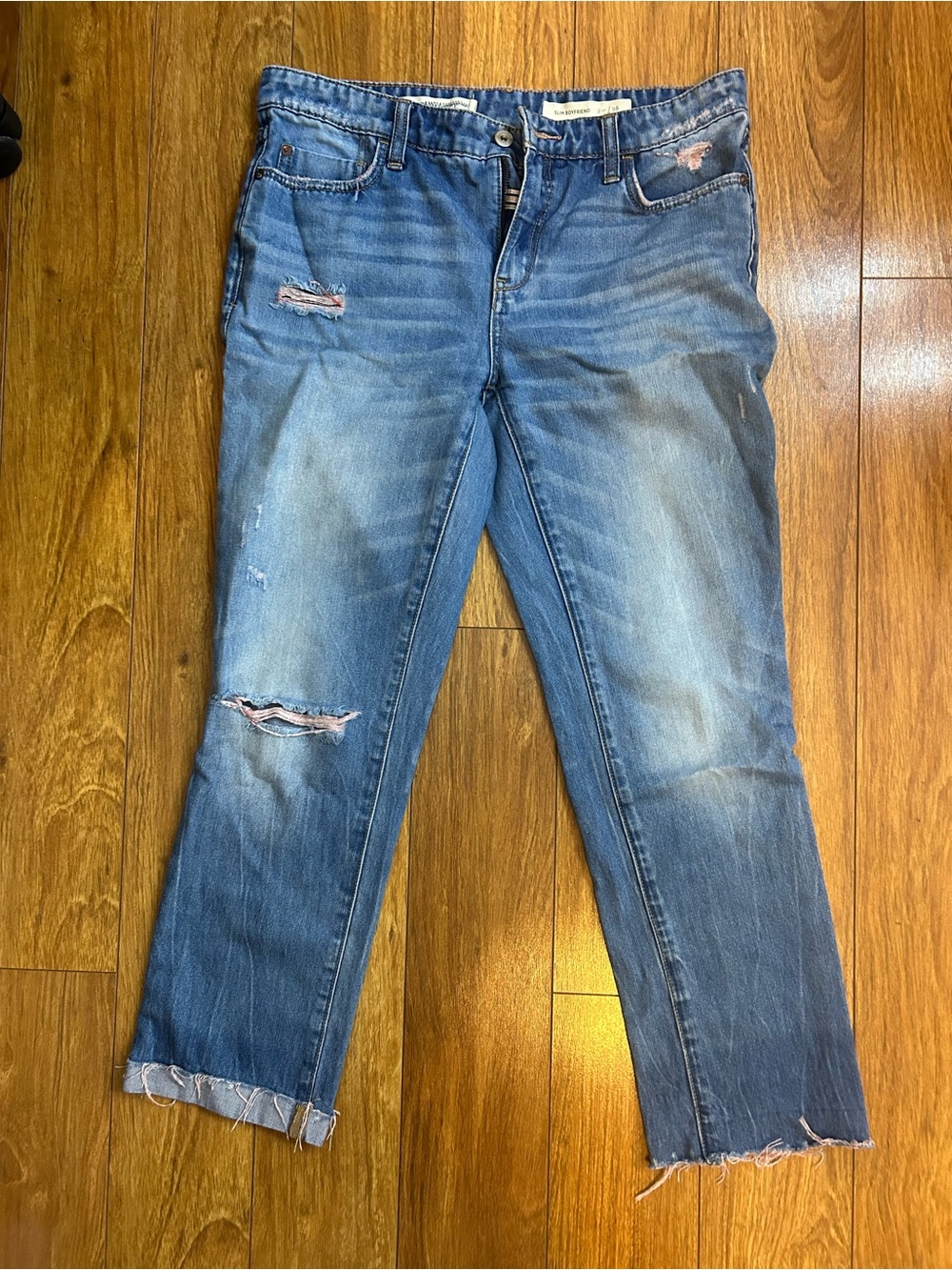 Pilcro & The Letter Press by Anthropologie Relaxed Boyfriend Jeans Size 28